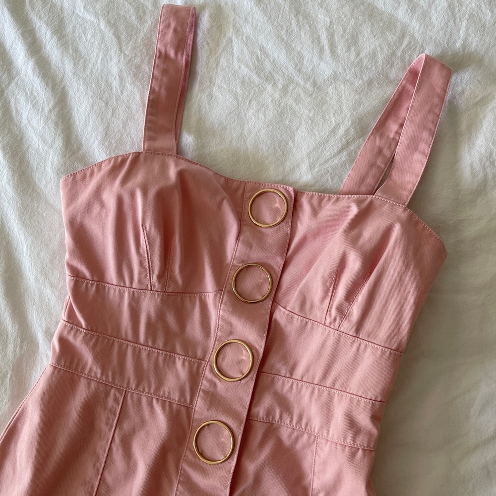 Mini Dress with Snaps - Picture 3 of 6